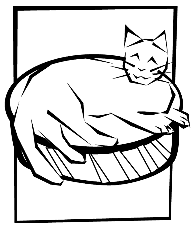 Cute Cat | crayola.co.uk