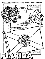 Florida coloring page