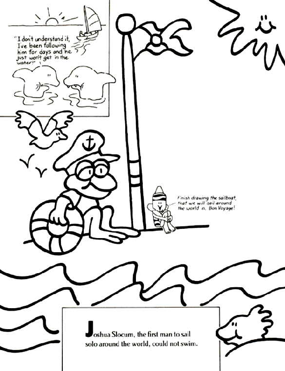 Sail Solo coloring page