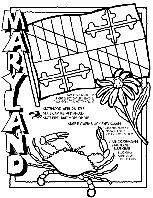 Maryland coloring page