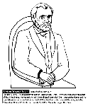 U.S. President Ulysses S. Grant coloring page