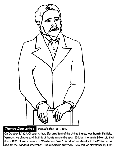 U.S. President Chester Arthur coloring page