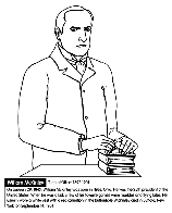 U.S. President William McKinley coloring page