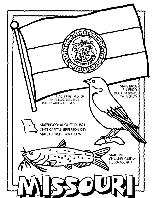 Missouri coloring page