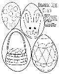 Easter Egg Hunt coloring page