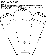 Make a Mic coloring page