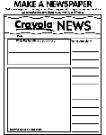 My Newspaper coloring page