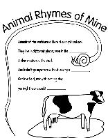 Rhymes Of Mine coloring page