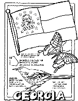 Georgia (U.S.State) coloring page