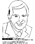 Canadian Prime Minister Turner coloring page