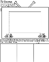 TV Frame coloring page