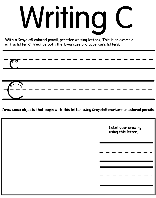 Print C coloring page