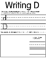 Print D coloring page