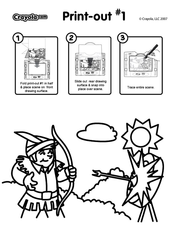Robin Hood coloring page