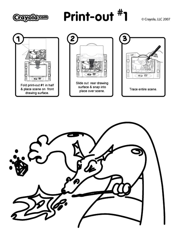 Dragon Sneeze coloring page
