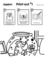 Fish Bowl coloring page