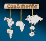 Cut-Out Continents Mobile lesson plan