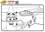 3D Checkers coloring page