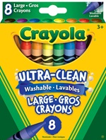 8 crayons
