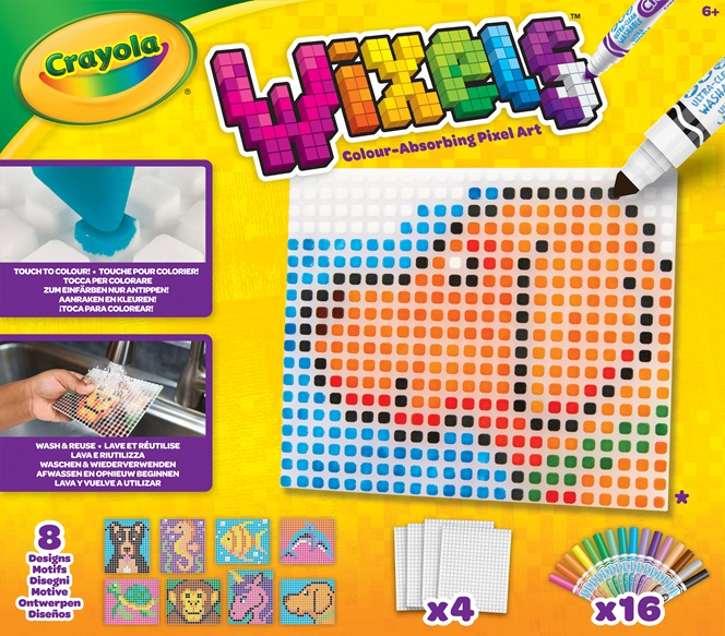 Crayola Wixels Animal Activity Kit  Activity kits, Coloring markers, Pixel  art