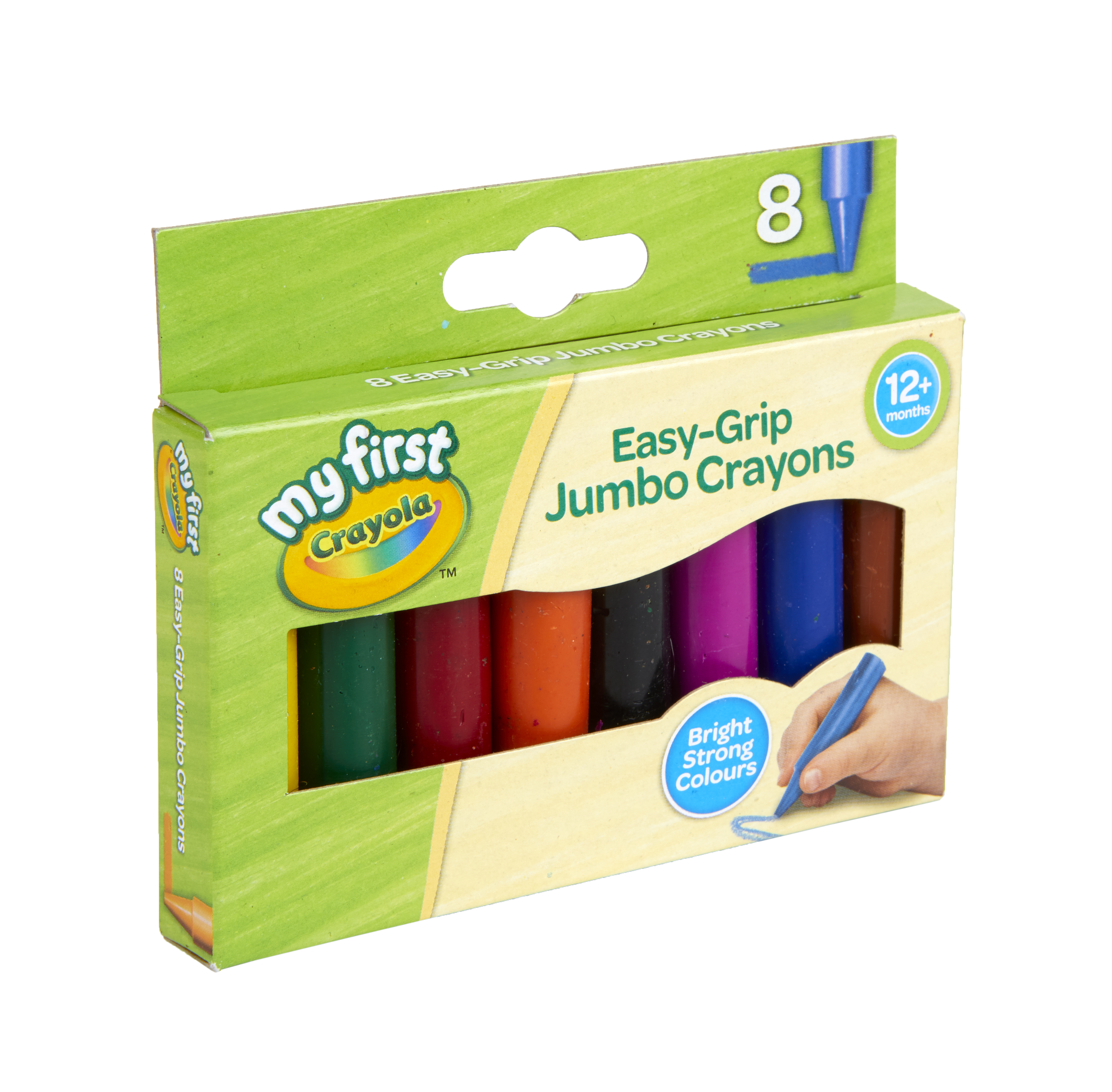 Creative Play Easy Grip 8 Colours CHILDREN's Crayola My First Jumbo Crayons 