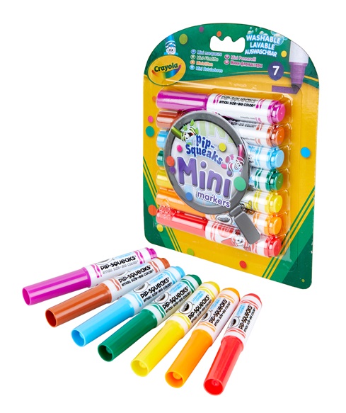 Crayola Washable Pip-Squeaks Mini Markers (14 Pack) Felt Pens
