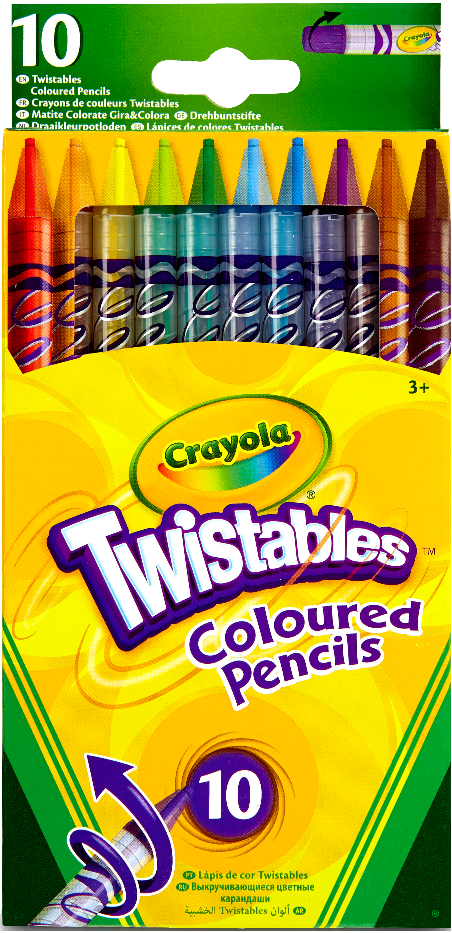 2 X Wallet of 10 Twistable Pencils 