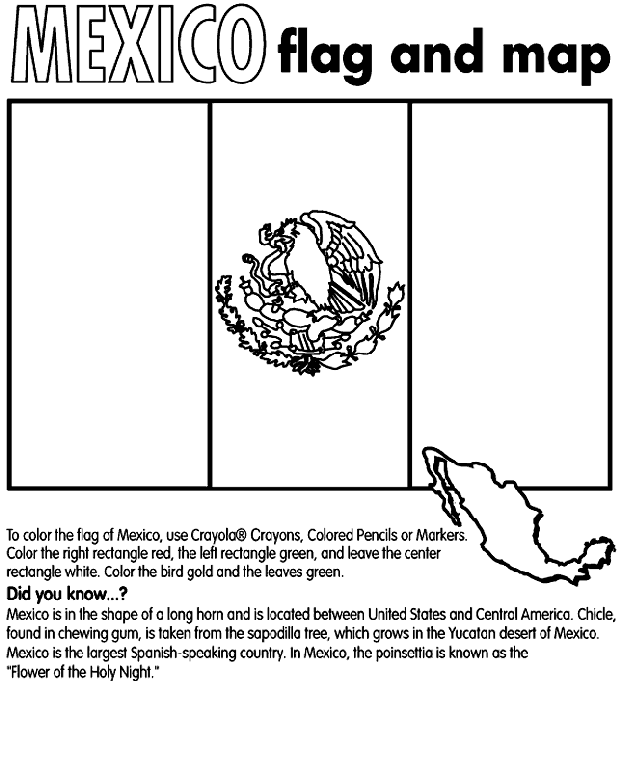 Mexico coloring page